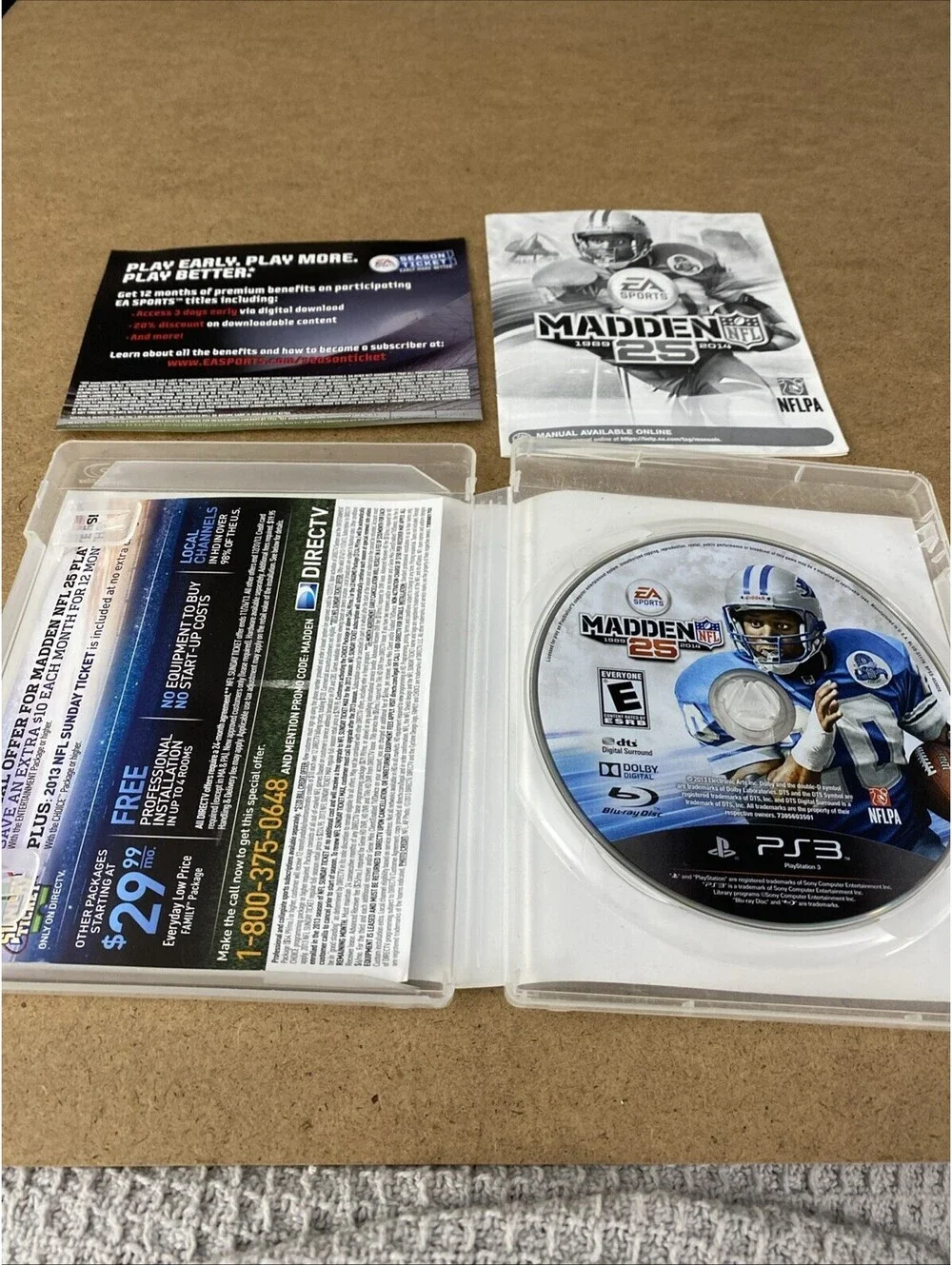 Madden NFL 25 Sony PlayStation 3 PS3 - Complete In Box